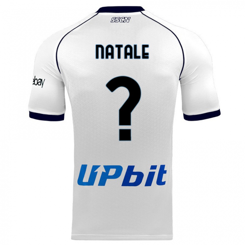Męski Roberto Natale #0 Biały Wyjazdowa Koszulka 2023/24 Koszulki Klubowe