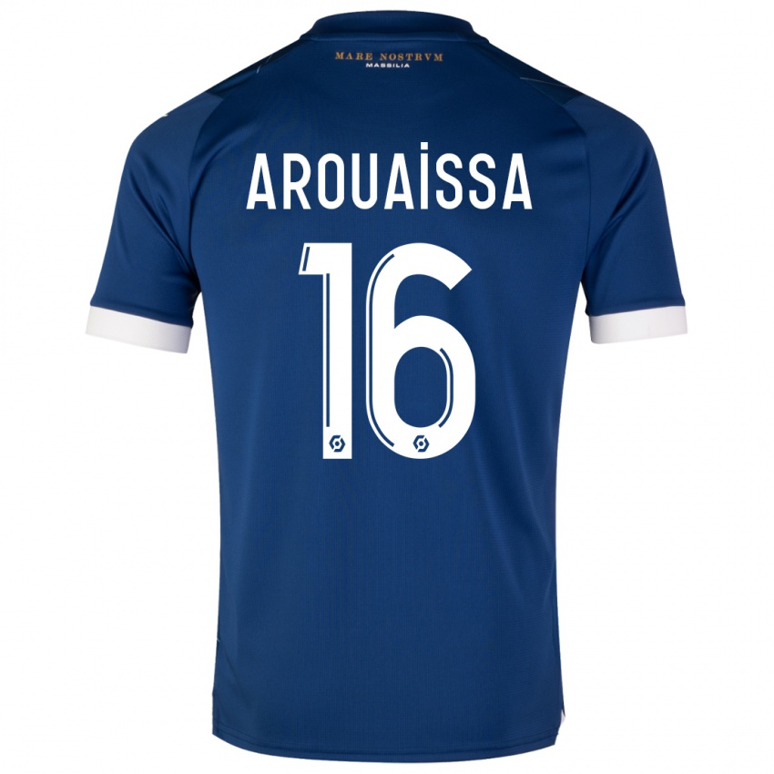 Męski Ines Arouaissa #16 Ciemny Niebieski Wyjazdowa Koszulka 2023/24 Koszulki Klubowe