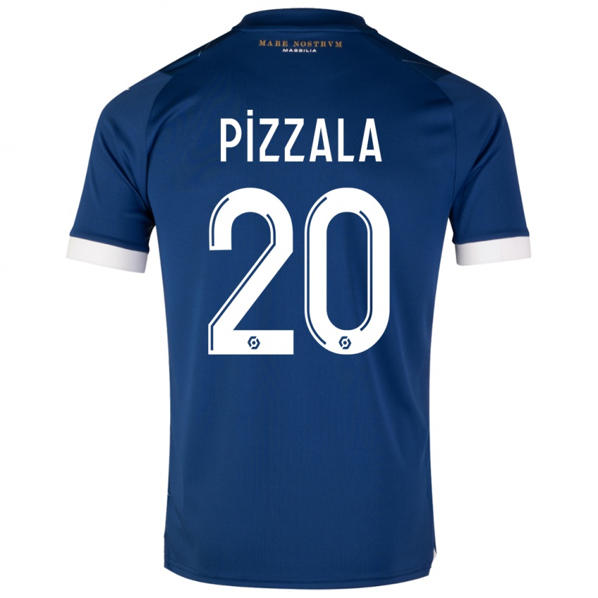 Męski Caroline Pizzala #20 Ciemny Niebieski Wyjazdowa Koszulka 2023/24 Koszulki Klubowe