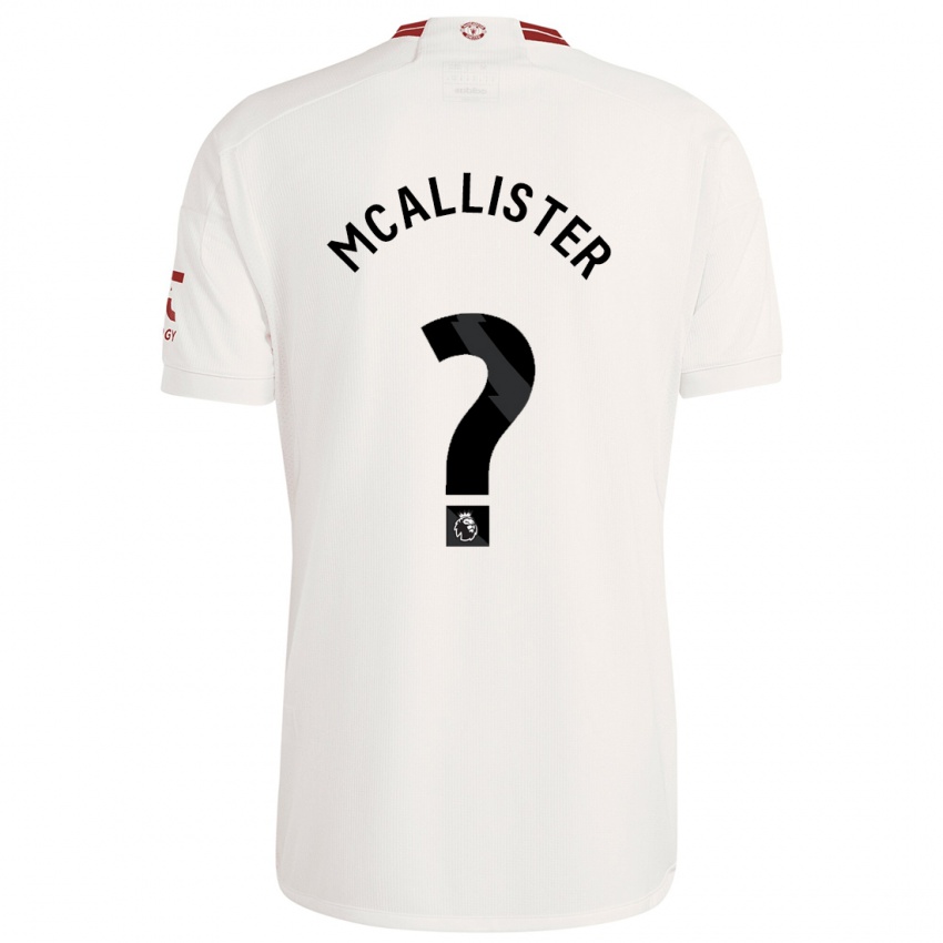 Męski Finley Mcallister #0 Biały Trzeci Komplet Koszulka 2023/24 Koszulki Klubowe