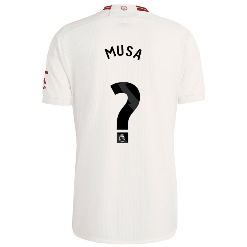 Męski Victor Musa #0 Biały Trzeci Komplet Koszulka 2023/24 Koszulki Klubowe