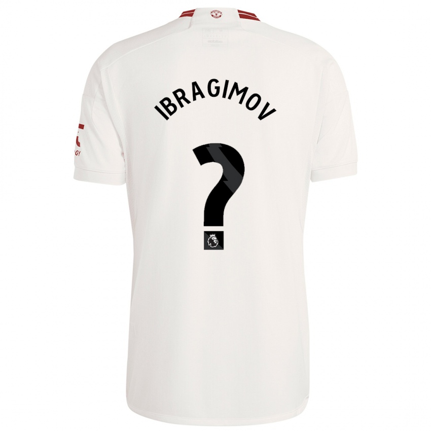 Męski Amir Ibragimov #0 Biały Trzeci Komplet Koszulka 2023/24 Koszulki Klubowe