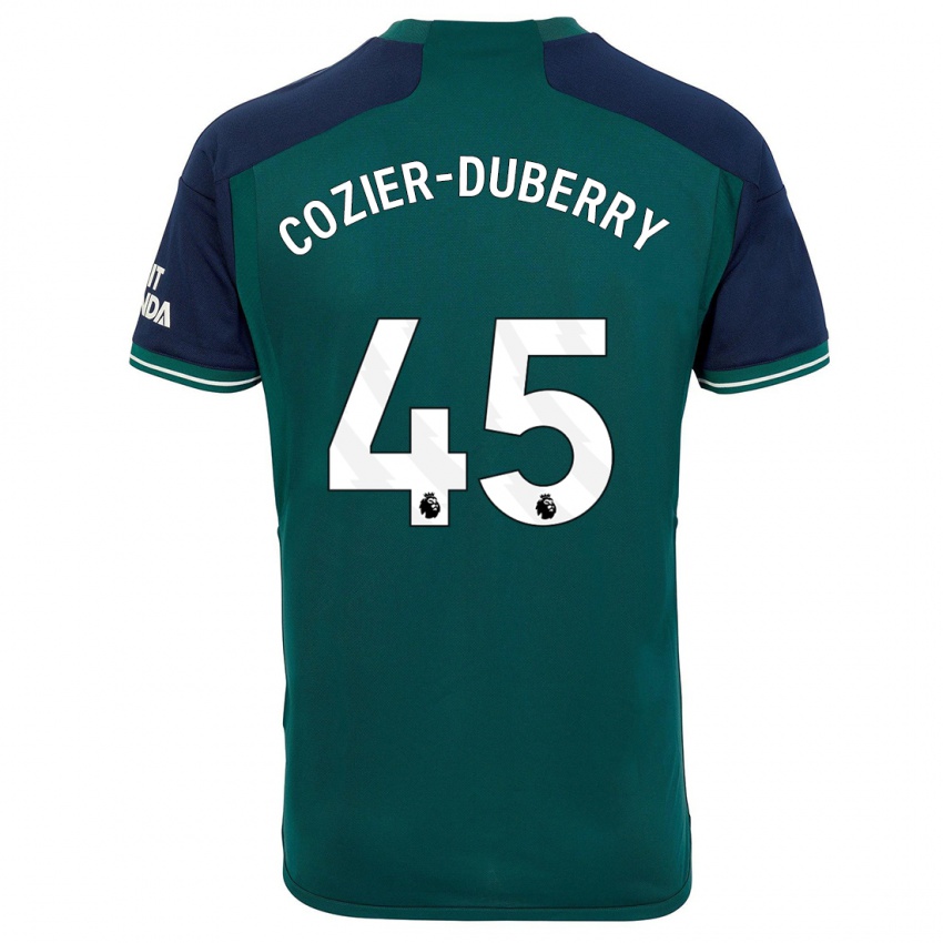 Męski Amario Cozier-Duberry #45 Zielony Trzeci Komplet Koszulka 2023/24 Koszulki Klubowe