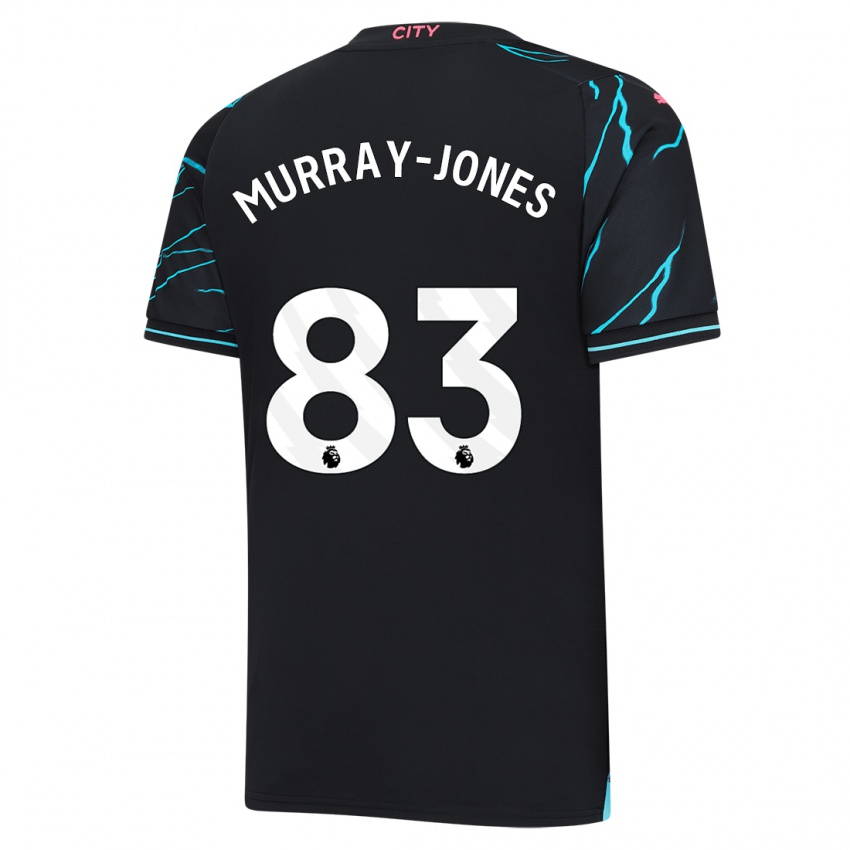 Męski George Murray-Jones #83 Ciemny Niebieski Trzeci Komplet Koszulka 2023/24 Koszulki Klubowe