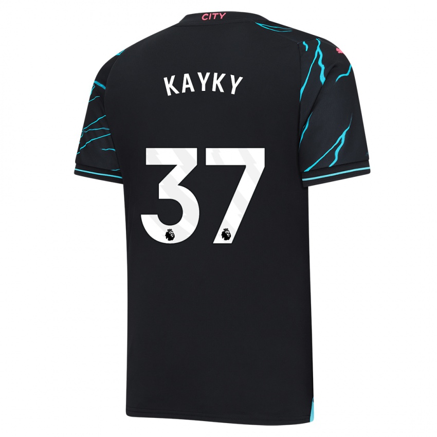 Męski Kayky #37 Ciemny Niebieski Trzeci Komplet Koszulka 2023/24 Koszulki Klubowe