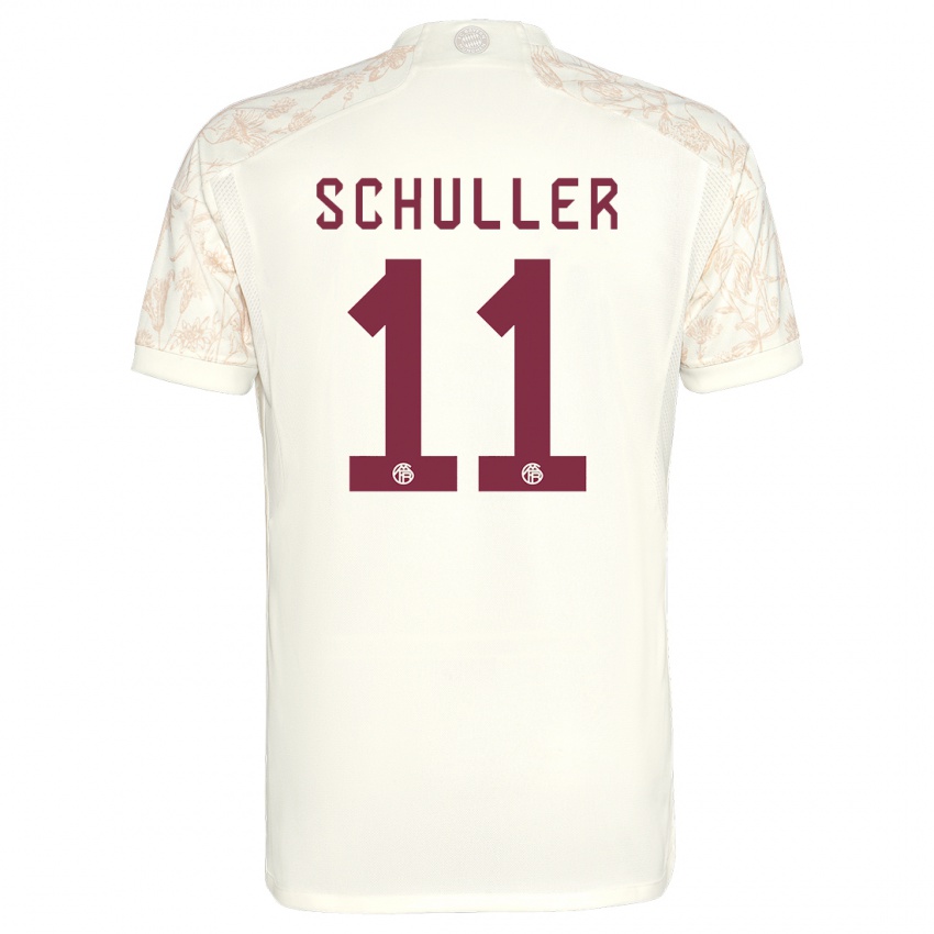 Męski Lea Schuller #11 Złamana Biel Trzeci Komplet Koszulka 2023/24 Koszulki Klubowe
