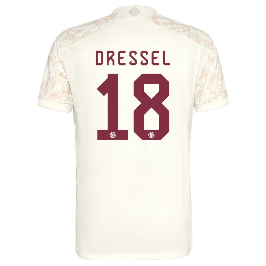 Męski Timon Dressel #18 Złamana Biel Trzeci Komplet Koszulka 2023/24 Koszulki Klubowe
