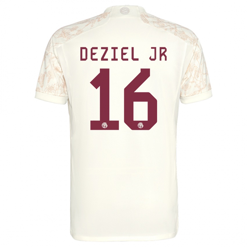 Męski Robert Deziel Jr #16 Złamana Biel Trzeci Komplet Koszulka 2023/24 Koszulki Klubowe