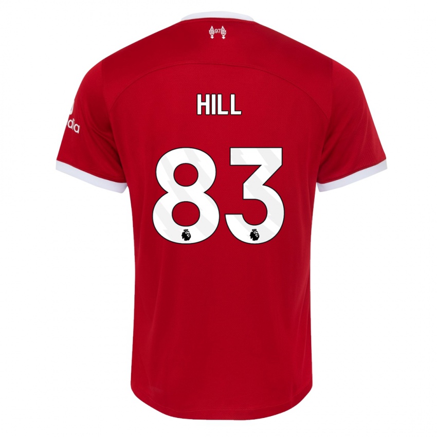 Kobiety Tom Hill #83 Czerwony Domowa Koszulka 2023/24 Koszulki Klubowe