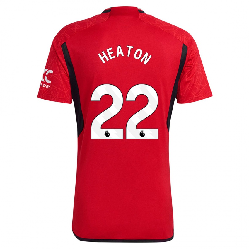 Kobiety Tom Heaton #22 Czerwony Domowa Koszulka 2023/24 Koszulki Klubowe