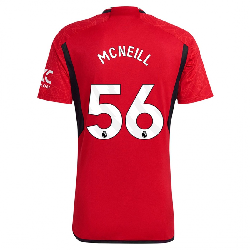 Kobiety Charlie Mcneill #56 Czerwony Domowa Koszulka 2023/24 Koszulki Klubowe