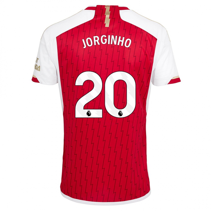 Kobiety Jorginho #20 Czerwony Domowa Koszulka 2023/24 Koszulki Klubowe