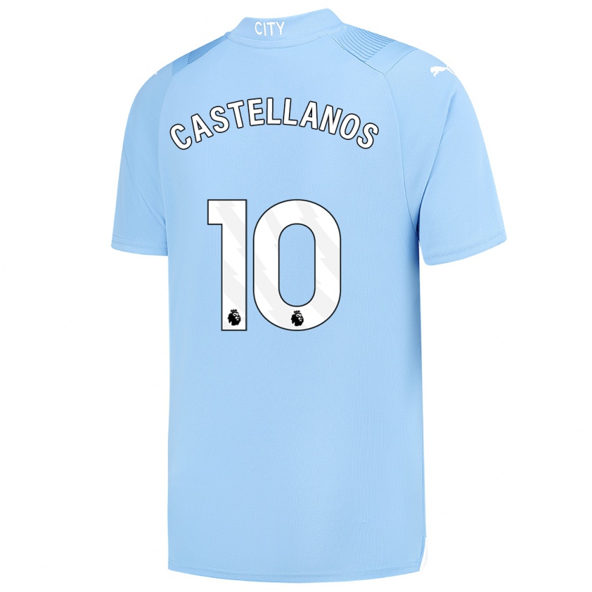 Kobiety Deyna Castellanos #10 Jasny Niebieski Domowa Koszulka 2023/24 Koszulki Klubowe