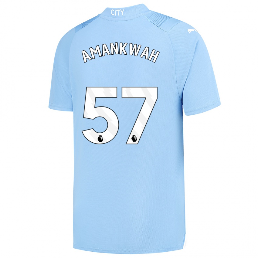 Kobiety Yeboah Amankwah #57 Jasny Niebieski Domowa Koszulka 2023/24 Koszulki Klubowe