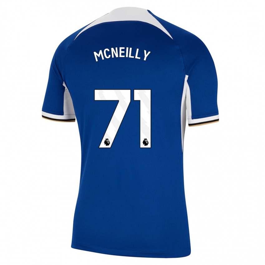 Kobiety Donnell Mcneilly #71 Niebieski Domowa Koszulka 2023/24 Koszulki Klubowe