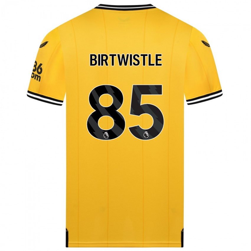 Kobiety Harry Birtwistle #85 Żółty Domowa Koszulka 2023/24 Koszulki Klubowe