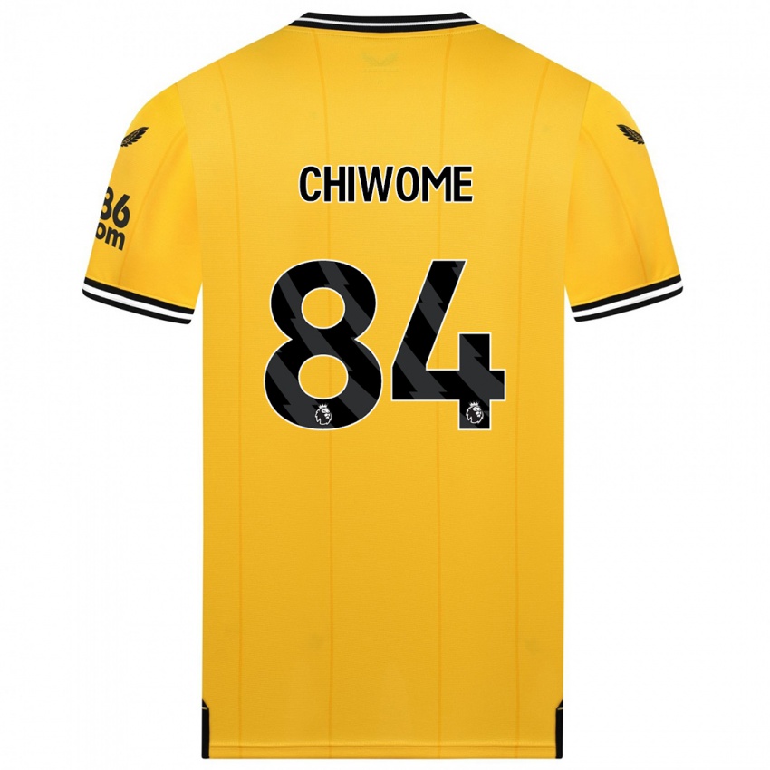 Kobiety Leon Chiwome #84 Żółty Domowa Koszulka 2023/24 Koszulki Klubowe