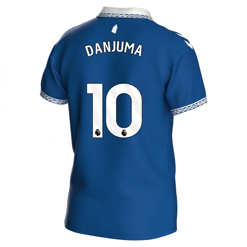 Kobiety Arnaut Danjuma #10 Królewski Niebieski Domowa Koszulka 2023/24 Koszulki Klubowe