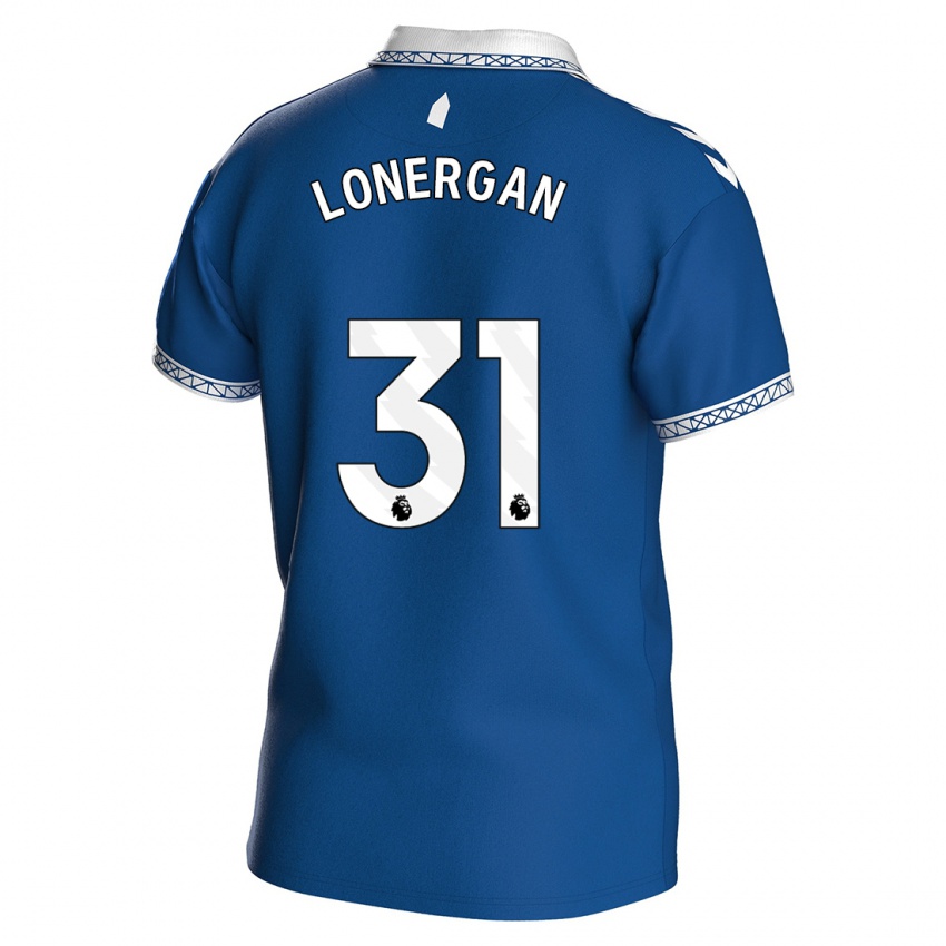 Kobiety Andy Lonergan #31 Królewski Niebieski Domowa Koszulka 2023/24 Koszulki Klubowe