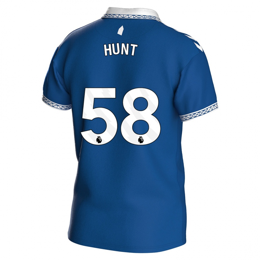 Kobiety Mackenzie Hunt #58 Królewski Niebieski Domowa Koszulka 2023/24 Koszulki Klubowe