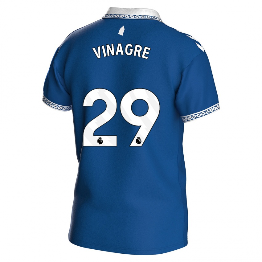 Kobiety Ruben Vinagre #29 Królewski Niebieski Domowa Koszulka 2023/24 Koszulki Klubowe