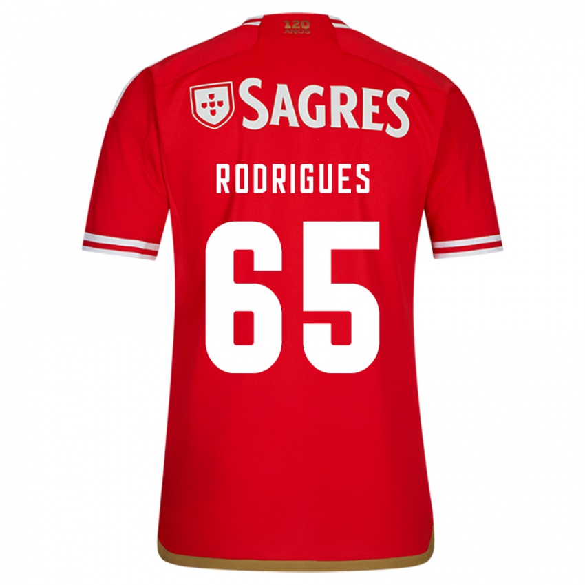 Kobiety Rafael Rodrigues #65 Czerwony Domowa Koszulka 2023/24 Koszulki Klubowe