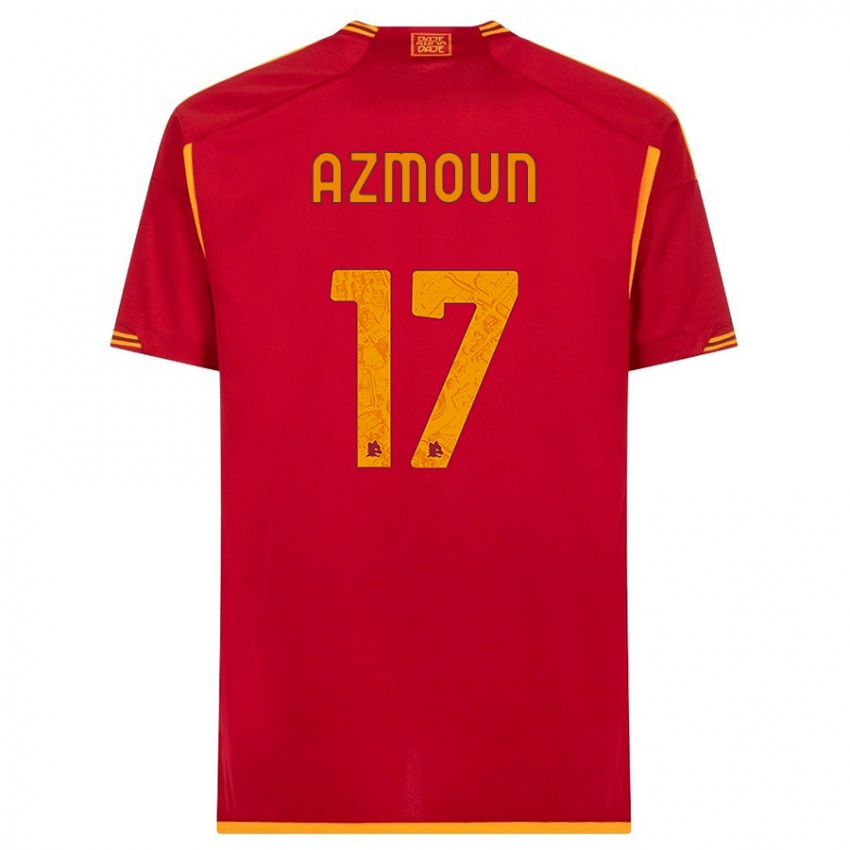 Kobiety Sardar Azmoun #17 Czerwony Domowa Koszulka 2023/24 Koszulki Klubowe