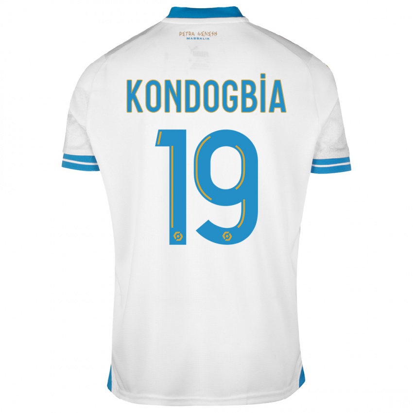 Kobiety Geoffrey Kondogbia #19 Biały Domowa Koszulka 2023/24 Koszulki Klubowe