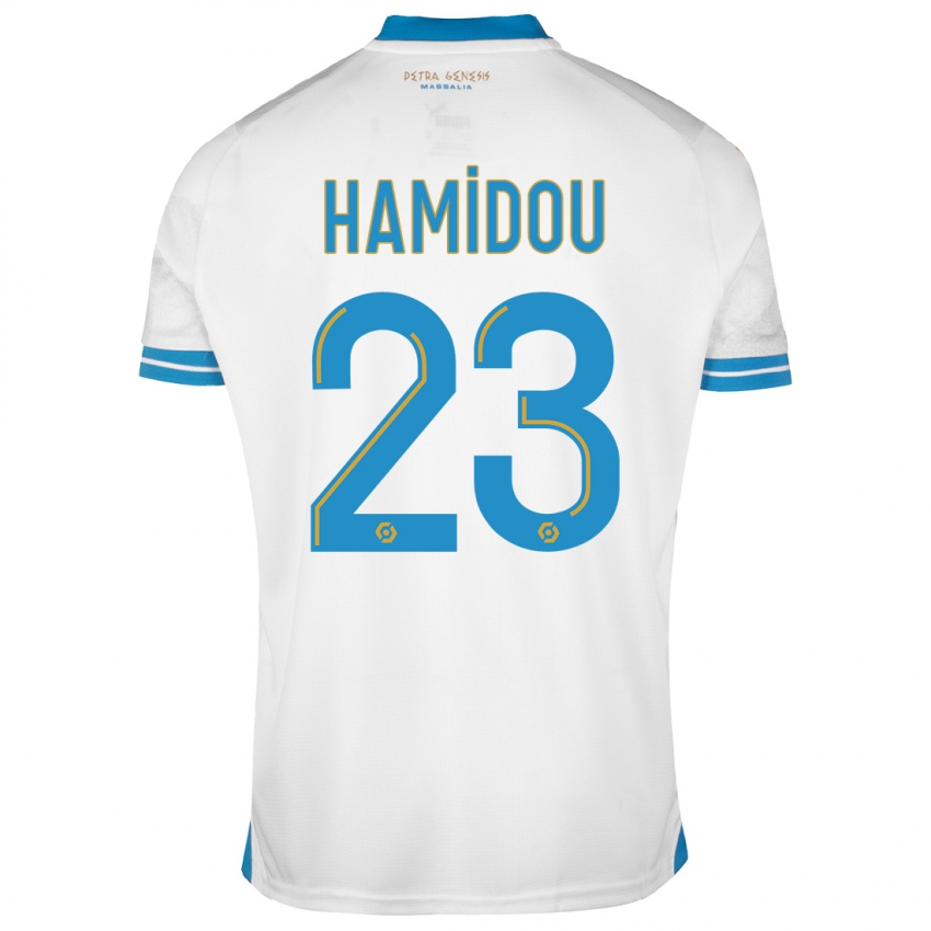 Kobiety Jamila Hamidou #23 Biały Domowa Koszulka 2023/24 Koszulki Klubowe