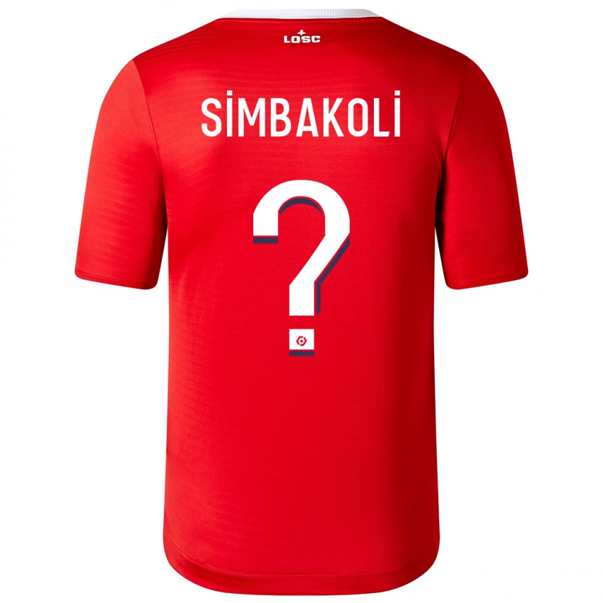 Kobiety Mamadou Simbakoli #0 Czerwony Domowa Koszulka 2023/24 Koszulki Klubowe