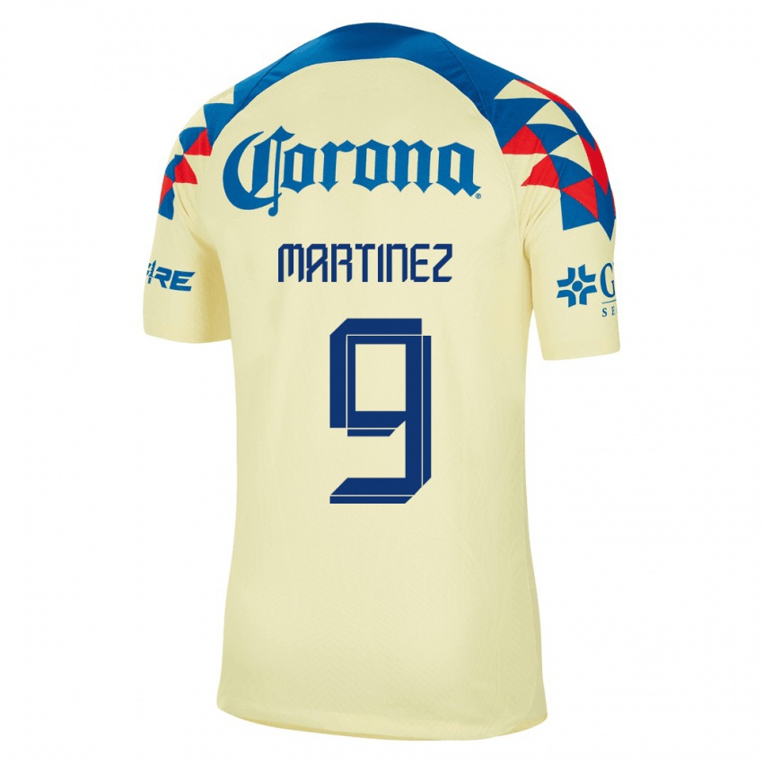 Kobiety Roger Martinez #9 Żółty Domowa Koszulka 2023/24 Koszulki Klubowe