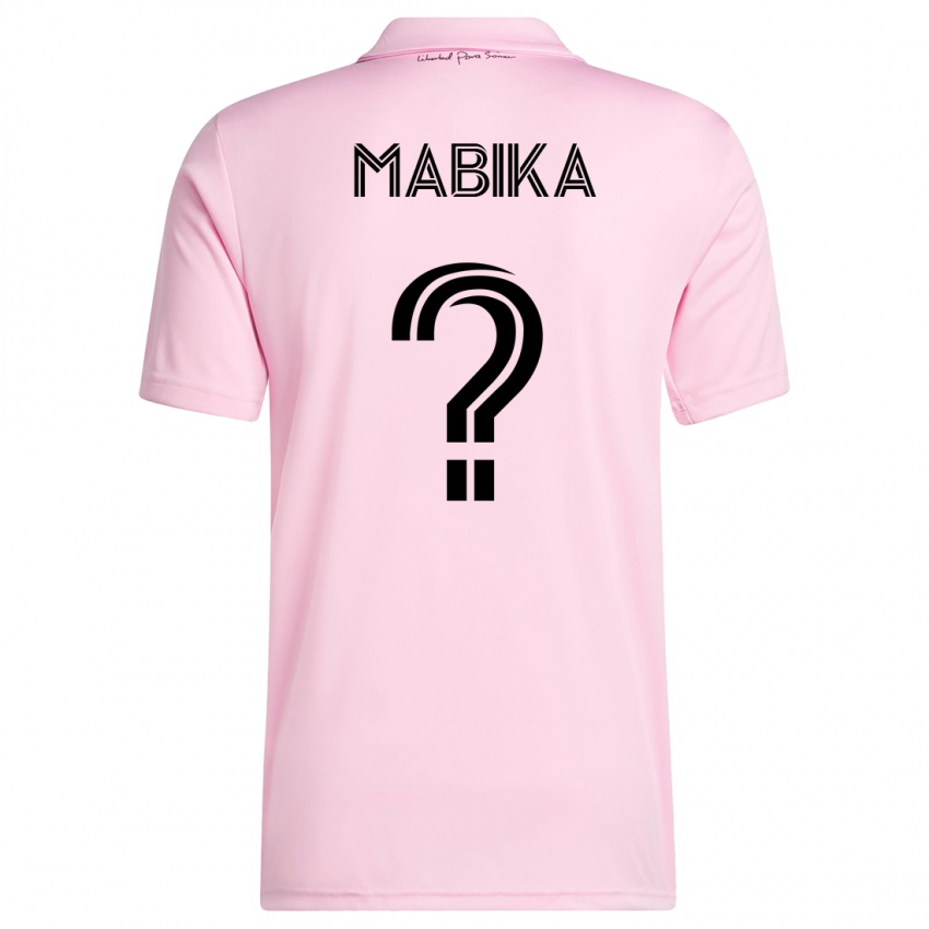 Kobiety Aimé Mabika #0 Różowy Domowa Koszulka 2023/24 Koszulki Klubowe