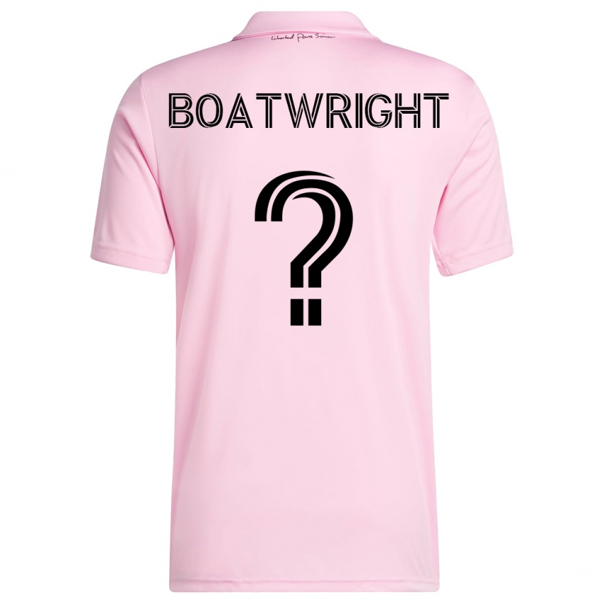 Kobiety Israel Boatwright #0 Różowy Domowa Koszulka 2023/24 Koszulki Klubowe
