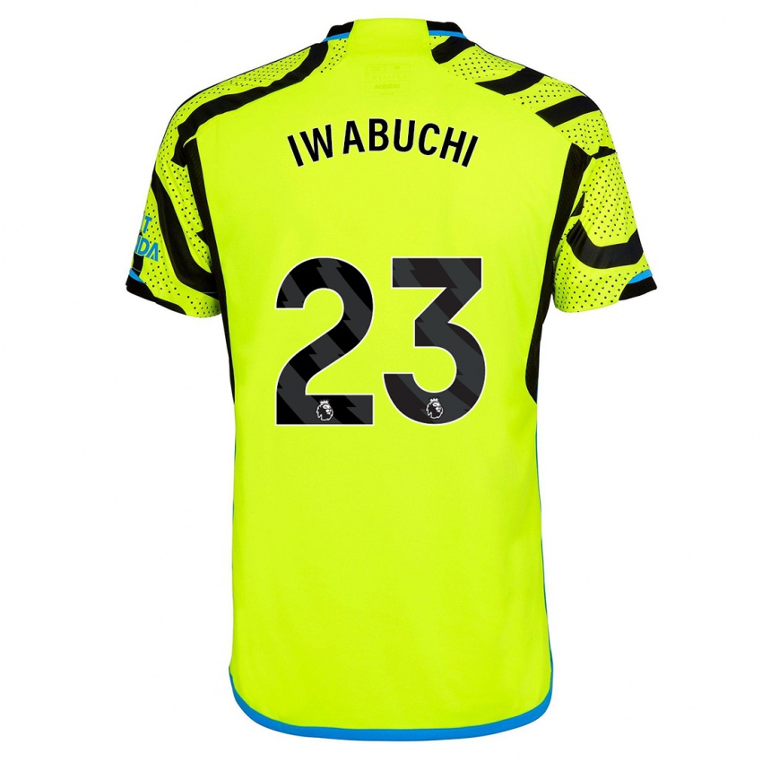 Kobiety Mana Iwabuchi #23 Żółty Wyjazdowa Koszulka 2023/24 Koszulki Klubowe