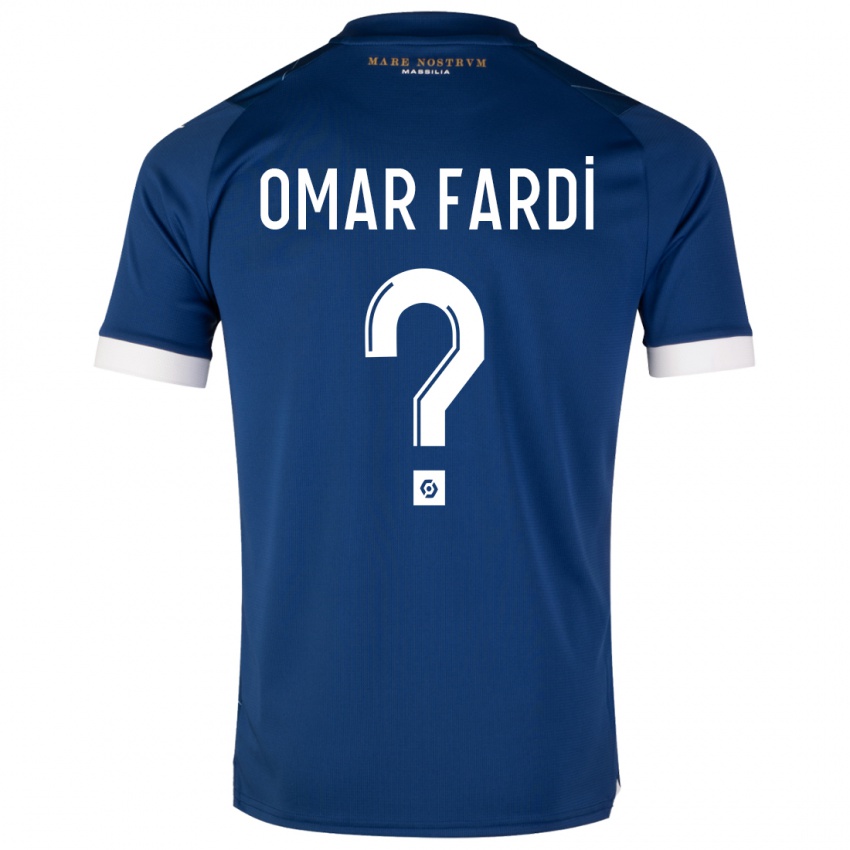 Kobiety El Omar Fardi #0 Ciemny Niebieski Wyjazdowa Koszulka 2023/24 Koszulki Klubowe