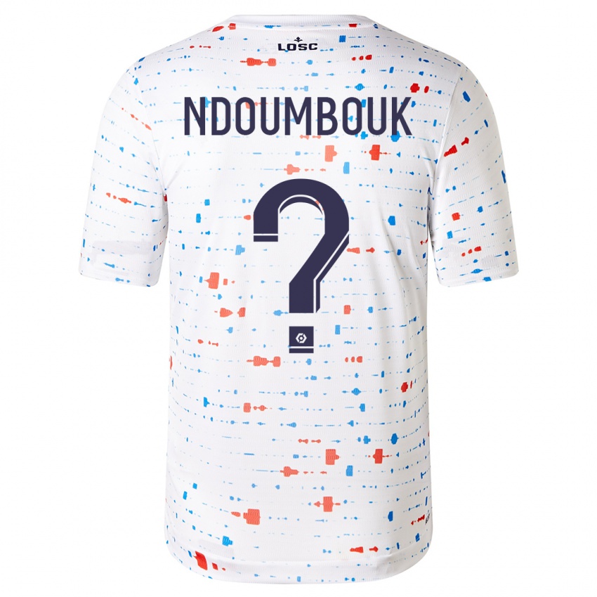 Kobiety Marlyse Ngo Ndoumbouk #0 Biały Wyjazdowa Koszulka 2023/24 Koszulki Klubowe