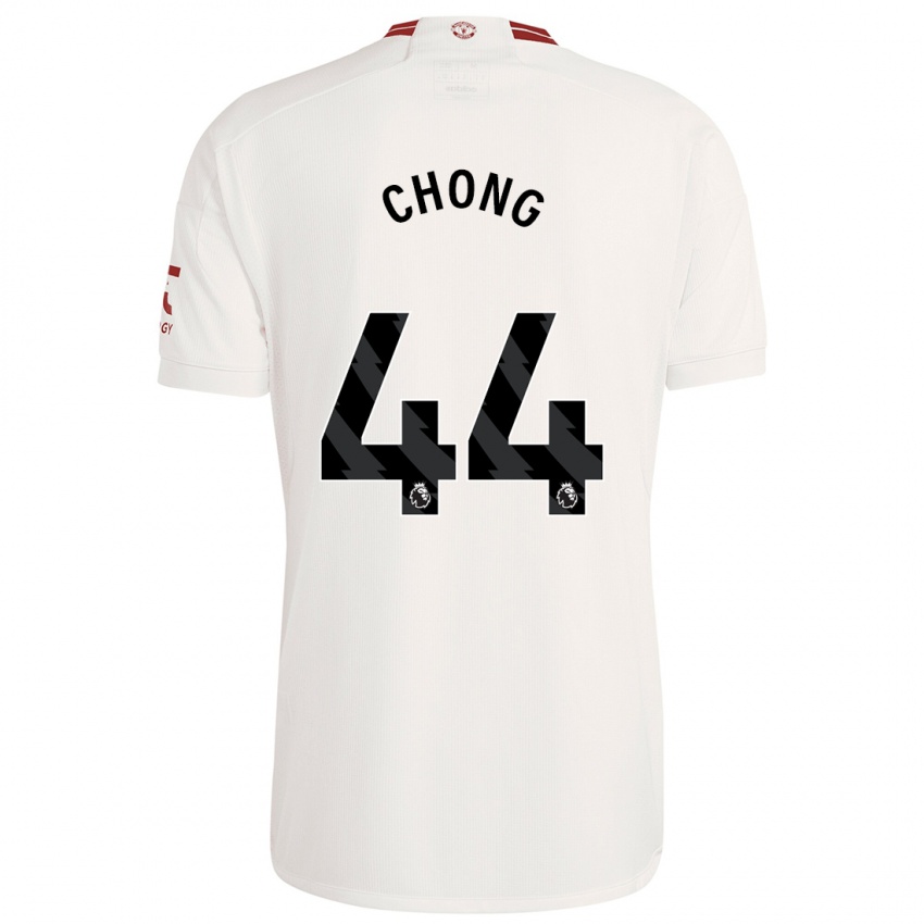 Kobiety Tahith Chong #44 Biały Trzeci Komplet Koszulka 2023/24 Koszulki Klubowe