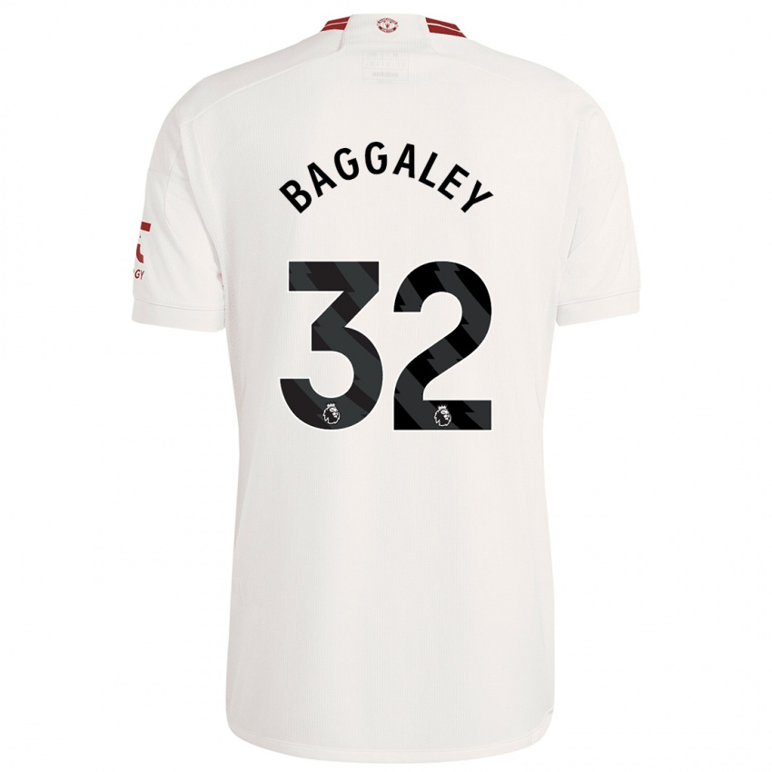 Kobiety Sophie Baggaley #32 Biały Trzeci Komplet Koszulka 2023/24 Koszulki Klubowe