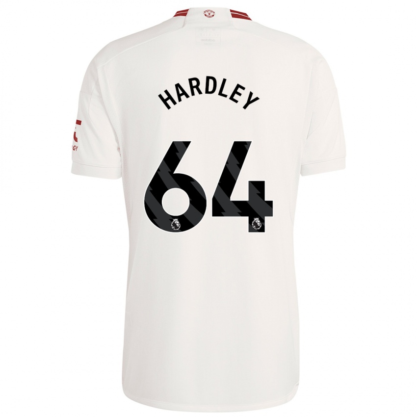 Kobiety Bjorn Hardley #64 Biały Trzeci Komplet Koszulka 2023/24 Koszulki Klubowe