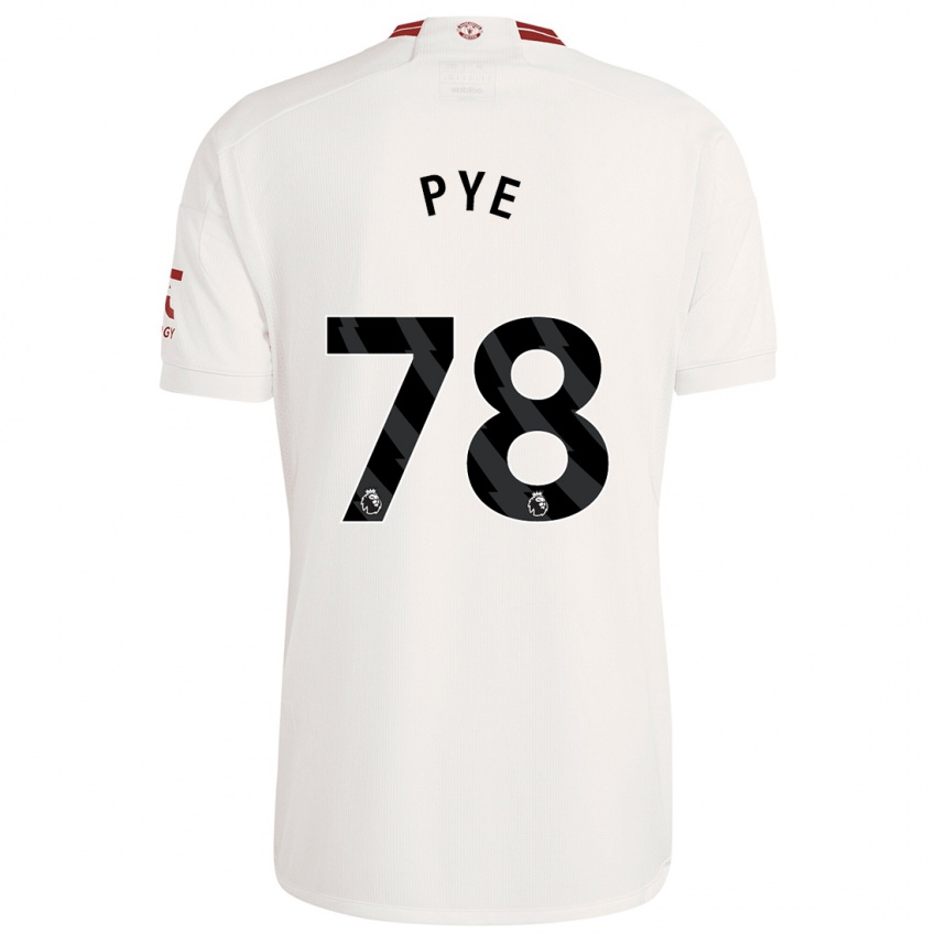 Kobiety Logan Pye #78 Biały Trzeci Komplet Koszulka 2023/24 Koszulki Klubowe