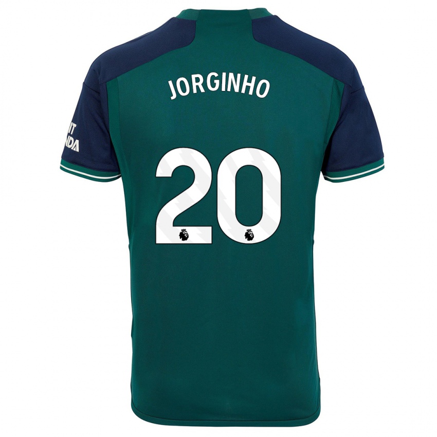 Kobiety Jorginho #20 Zielony Trzeci Komplet Koszulka 2023/24 Koszulki Klubowe