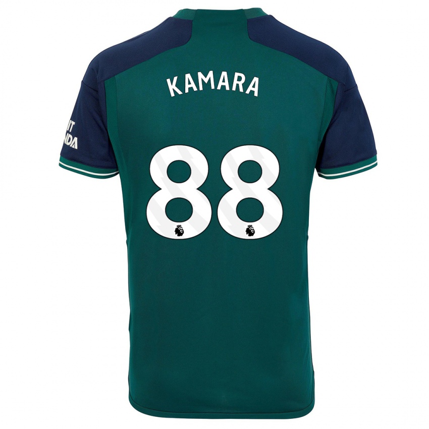 Kobiety Osman Kamara #88 Zielony Trzeci Komplet Koszulka 2023/24 Koszulki Klubowe