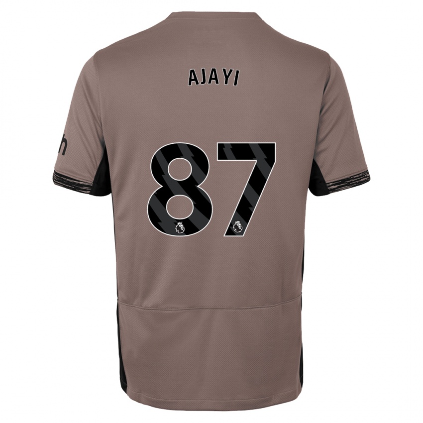 Kobiety Damola Ajayi #87 Ciemny Beż Trzeci Komplet Koszulka 2023/24 Koszulki Klubowe