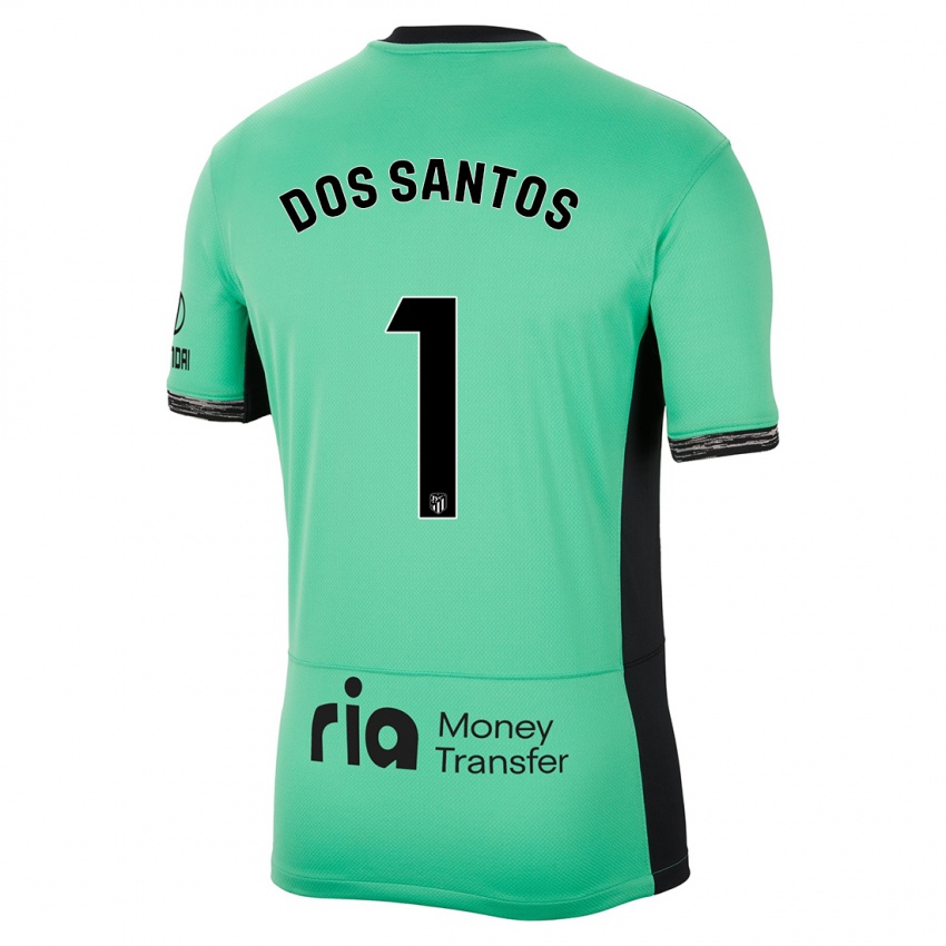 Kobiety Alex Dos Santos #1 Wiosenna Zieleń Trzeci Komplet Koszulka 2023/24 Koszulki Klubowe