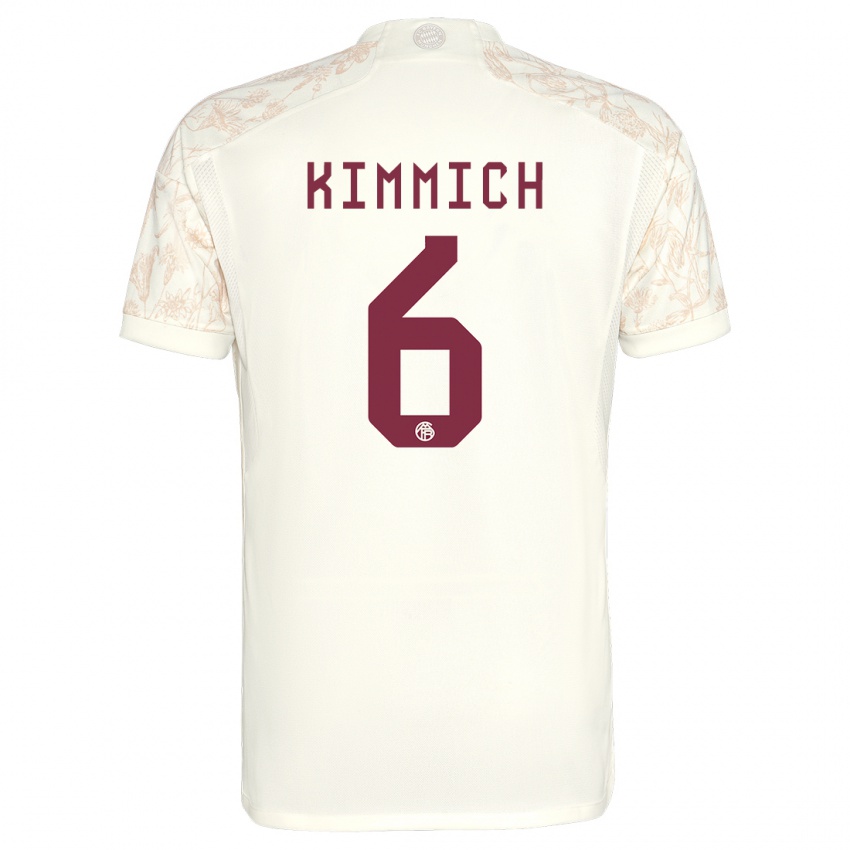 Kobiety Joshua Kimmich #6 Złamana Biel Trzeci Komplet Koszulka 2023/24 Koszulki Klubowe