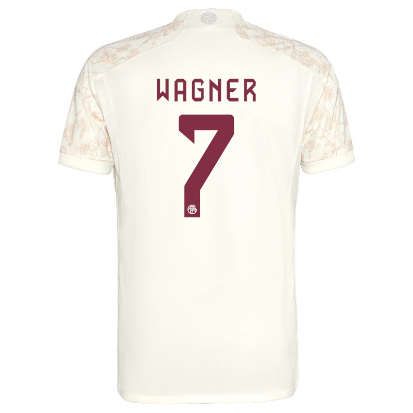 Kobiety Maximilian Wagner #7 Złamana Biel Trzeci Komplet Koszulka 2023/24 Koszulki Klubowe