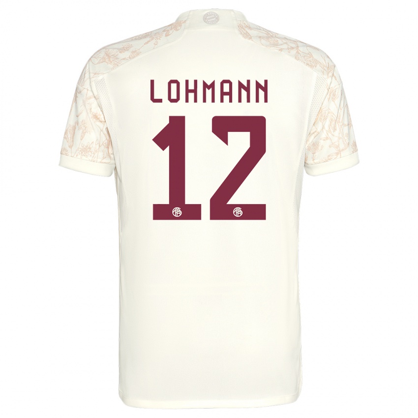 Kobiety Sydney Lohmann #12 Złamana Biel Trzeci Komplet Koszulka 2023/24 Koszulki Klubowe
