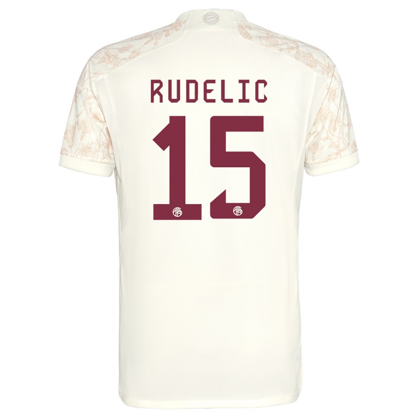 Kobiety Ivana Rudelic #15 Złamana Biel Trzeci Komplet Koszulka 2023/24 Koszulki Klubowe
