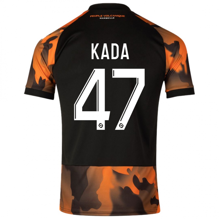 Kobiety Joakim Kada #47 Czarny Pomarańczowy Trzeci Komplet Koszulka 2023/24 Koszulki Klubowe