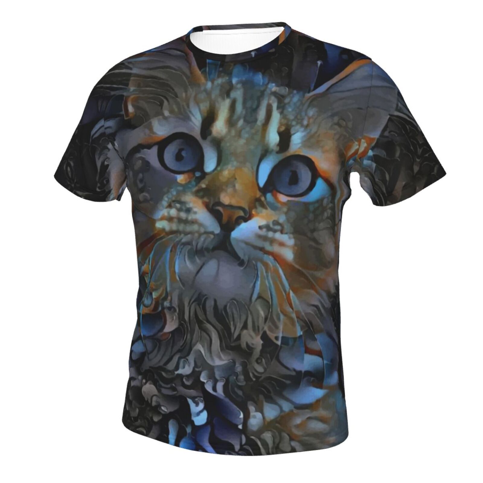 Koszulka Klasyczny Leyris Kot Elementy Mieszane Mediów